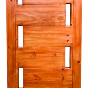 Puerta Pino Radiata 70x200 (si Incluye Vidrios Y Barniz)